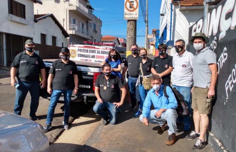 Polícia Civil de Avaré participa da campanha “Ação Máscara é Vida”