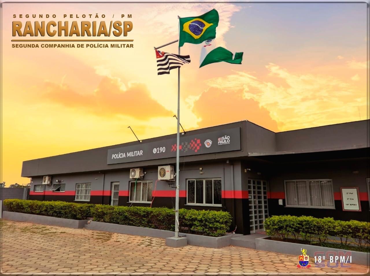 Pelotão da PM de Rancharia apresenta novas instalações