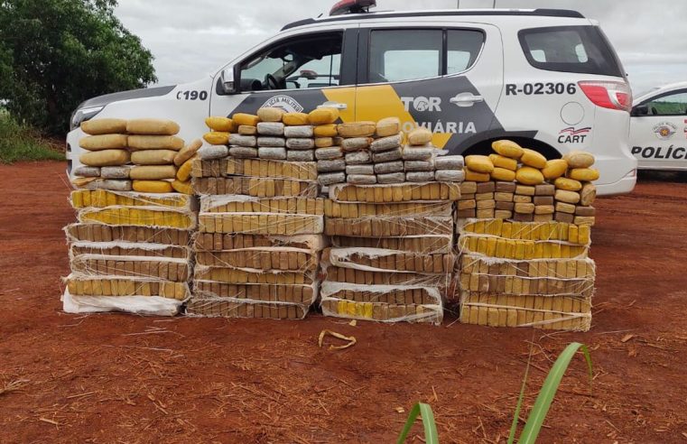 TOR Prende mais de 400 quilos de maconha em rodovia próximo a Ourinhos.