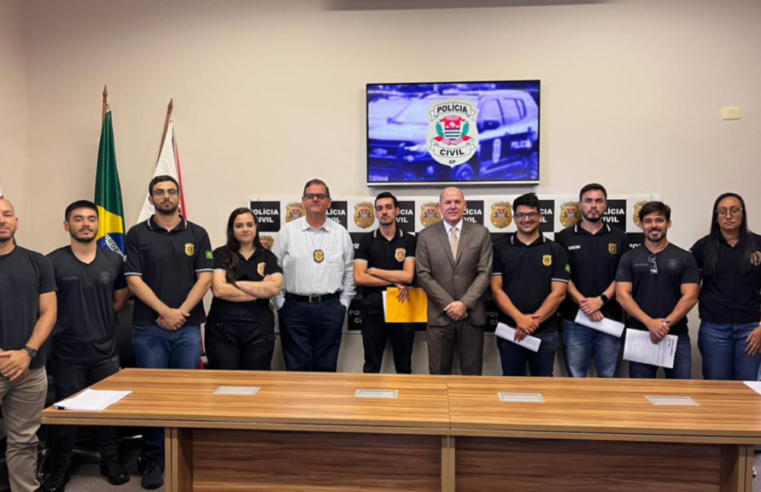 Novos escrivães de polícia são recepcionados na Delegacia Seccional de Polícia de Ourinhos/SP