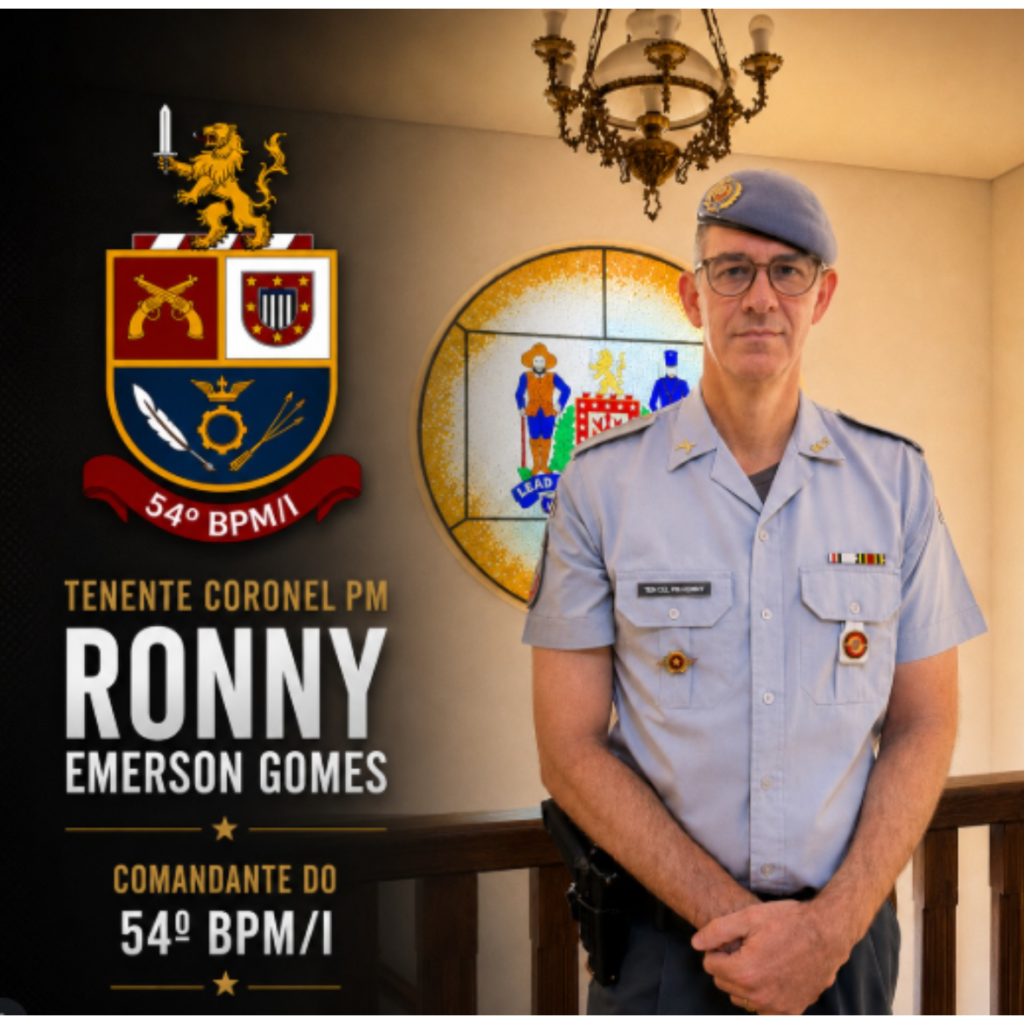 TENENTE CORONEL PM RONNY EMERSON GOMES ASSUME O COMANDO DO 54º BPM/I