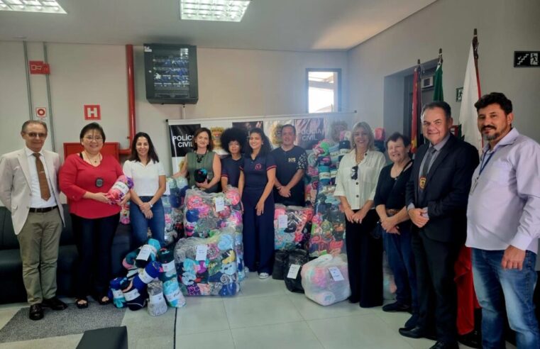 POLÍCIA CIVIL REALIZA A ENTREGA DE MANTAS DA CAMPANHA DO AGASALHO 2026 EM PRESIDENTE PRUDENTE